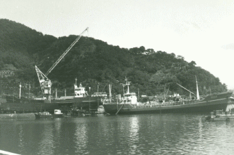 昭和40年当時の活況を呈す松浦造船